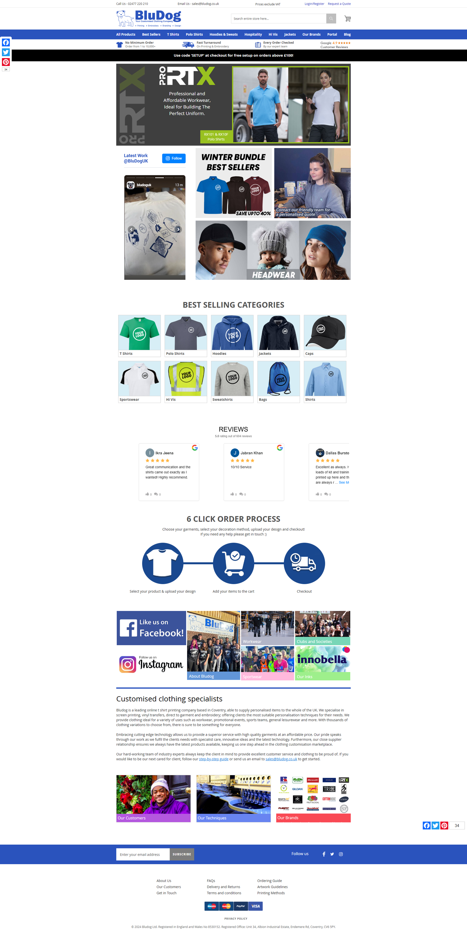 Bludog Website