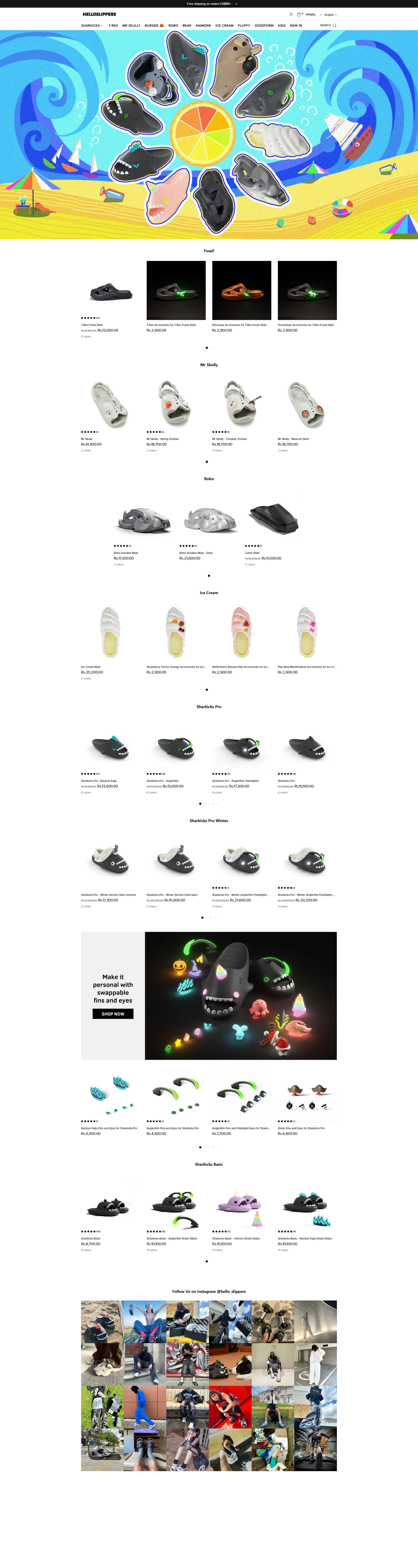 Hello Slippers Website